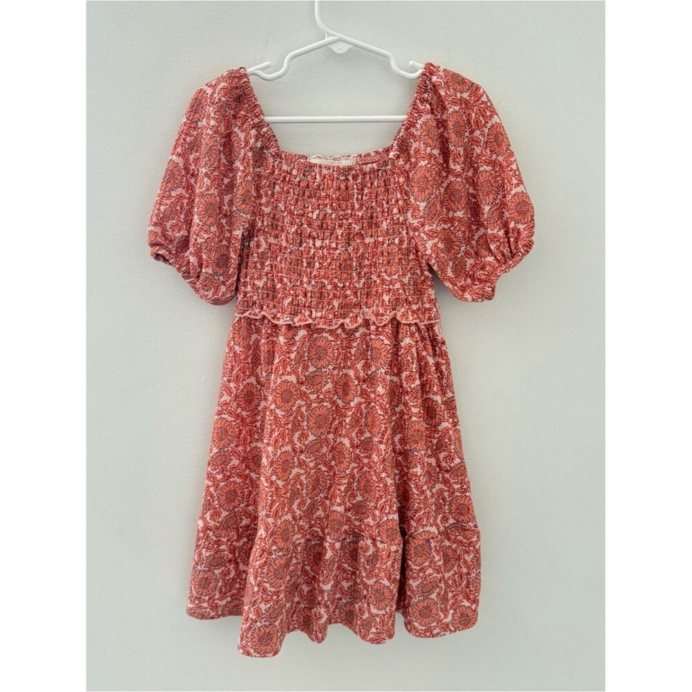 Btween Floral Dress Sunflower Fall Summer Spring 5 Girls